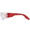Bison Life Safety Glasses, Anti-Scratch, Clear Lens Red Temple Lens, Frameless BLSH-ESCR-CLLCT-SG2R-12 - alternate 9